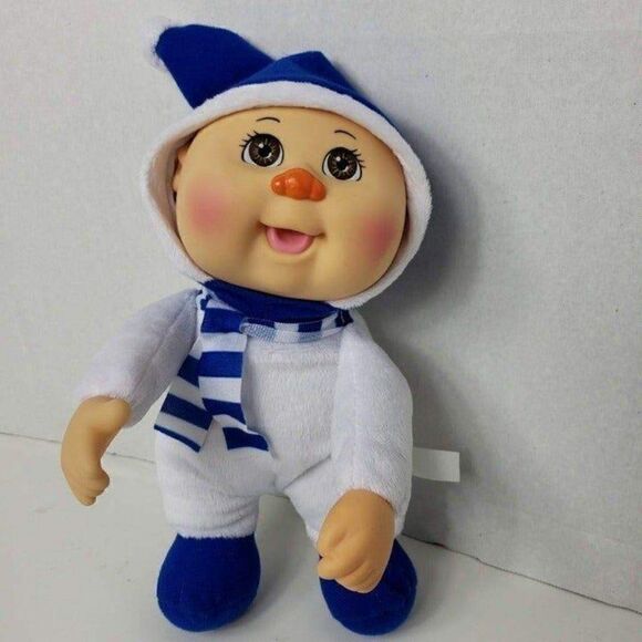 Cabbage Patch Kids Cutie Holiday Helper Douglas Snowman Christmas Doll NWOT - Picture 2 of 9